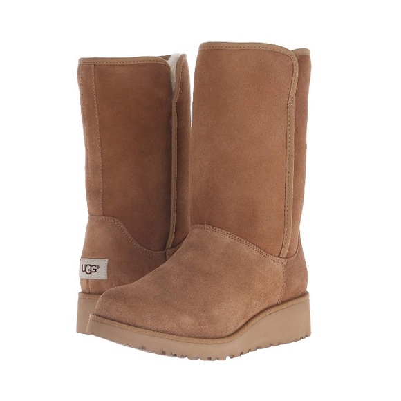UGG Shoes - UGG | Classic Wedge Heel Amie Boot in Chestnut
